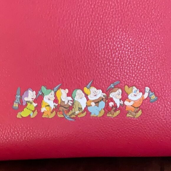 DISNEY X COACH CITY TOTE BAG EVIL QUEEN MOTIF SNOW WHITE AND THE SEVEN DWARFS - Picture 11 of 14